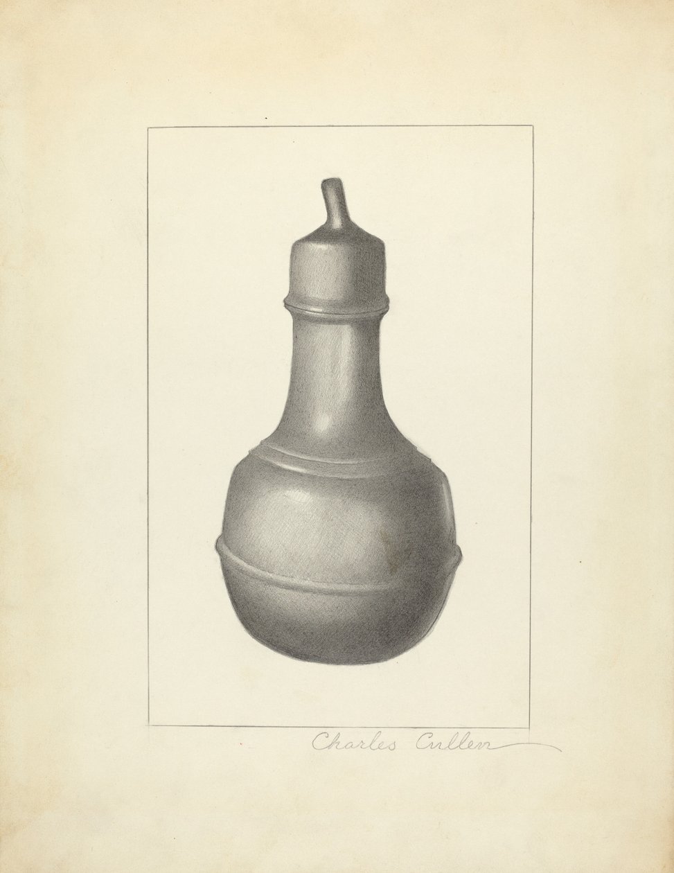 Biberon di peltro da Charles Cullen