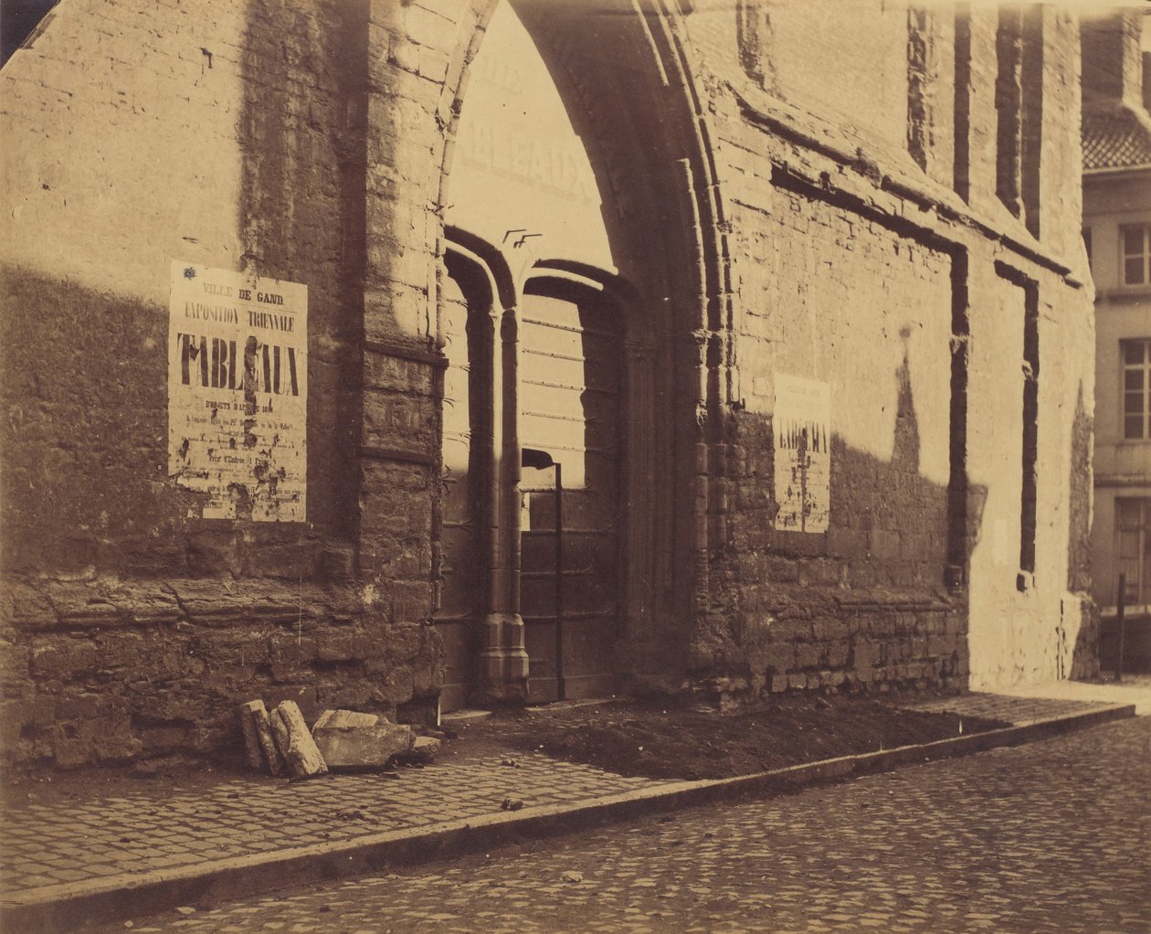 Portale della Predikheevenkerk, Gent, Belgio da Charles D