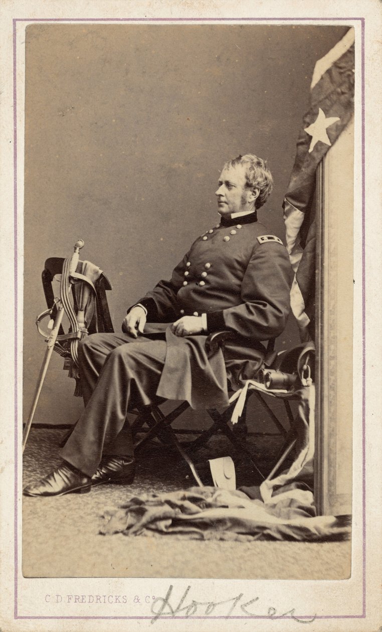 Il generale Joseph Hooker, c. 1865 (foto) da Charles D. Fredricks