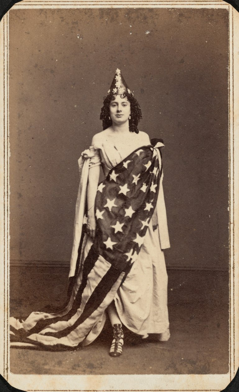 Isabelle "Belle" Freeman, 1860 circa (foto) da Charles D. Fredricks