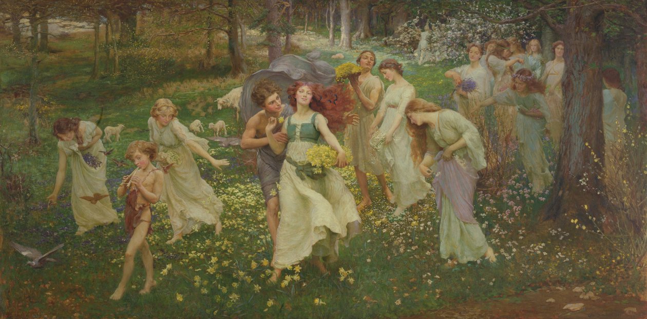 Il progresso della primavera da Charles Daniel Ward