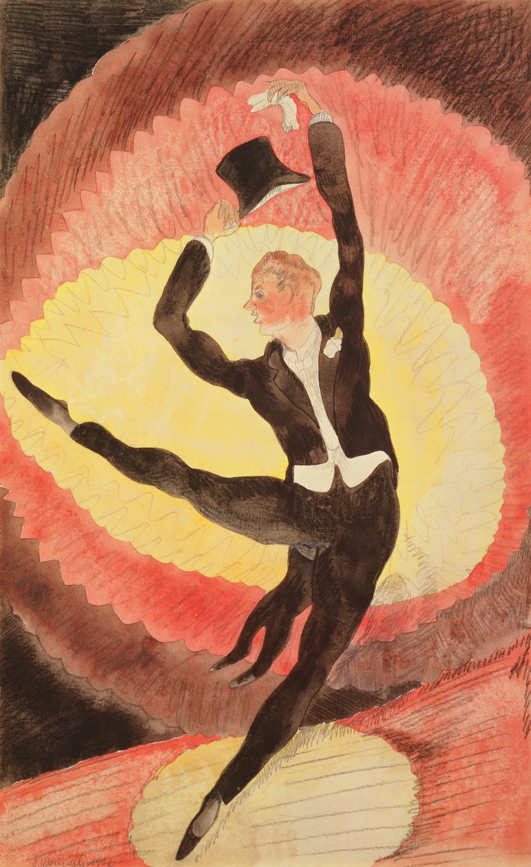 Ballerino Acrobatico Maschile, 1920 da Charles Demuth