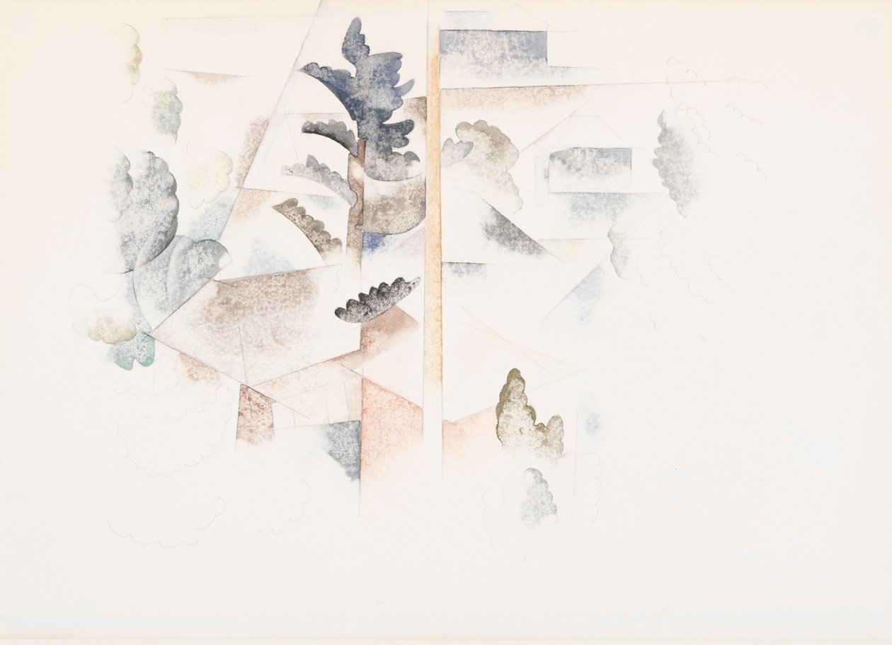 Bermuda: alberi e architettura da Charles Demuth