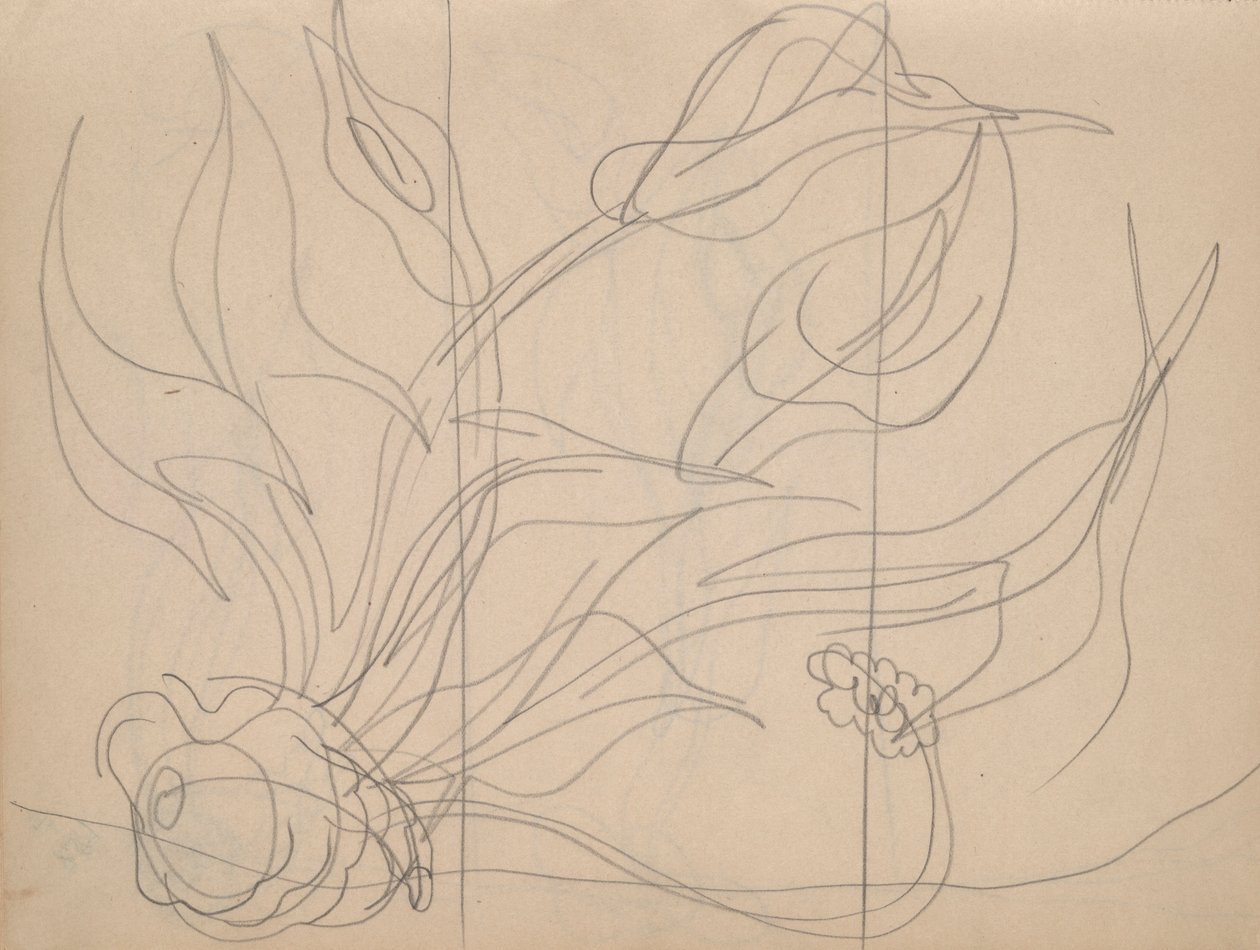 Taccuino: 36 pagine in totale, contenente 28 schizzi (inclusi studi per Demuth) da Charles Demuth