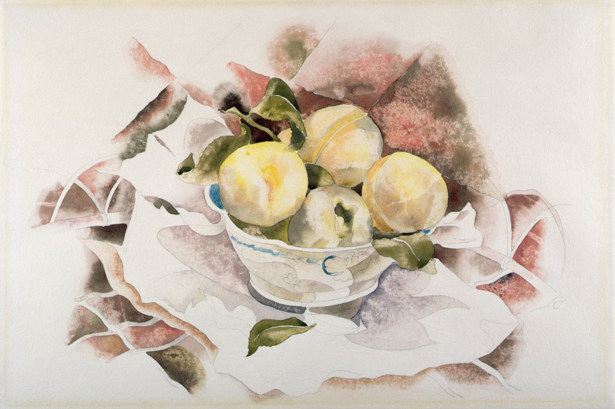 Natura morta, pesche, c.1922 da Charles Demuth