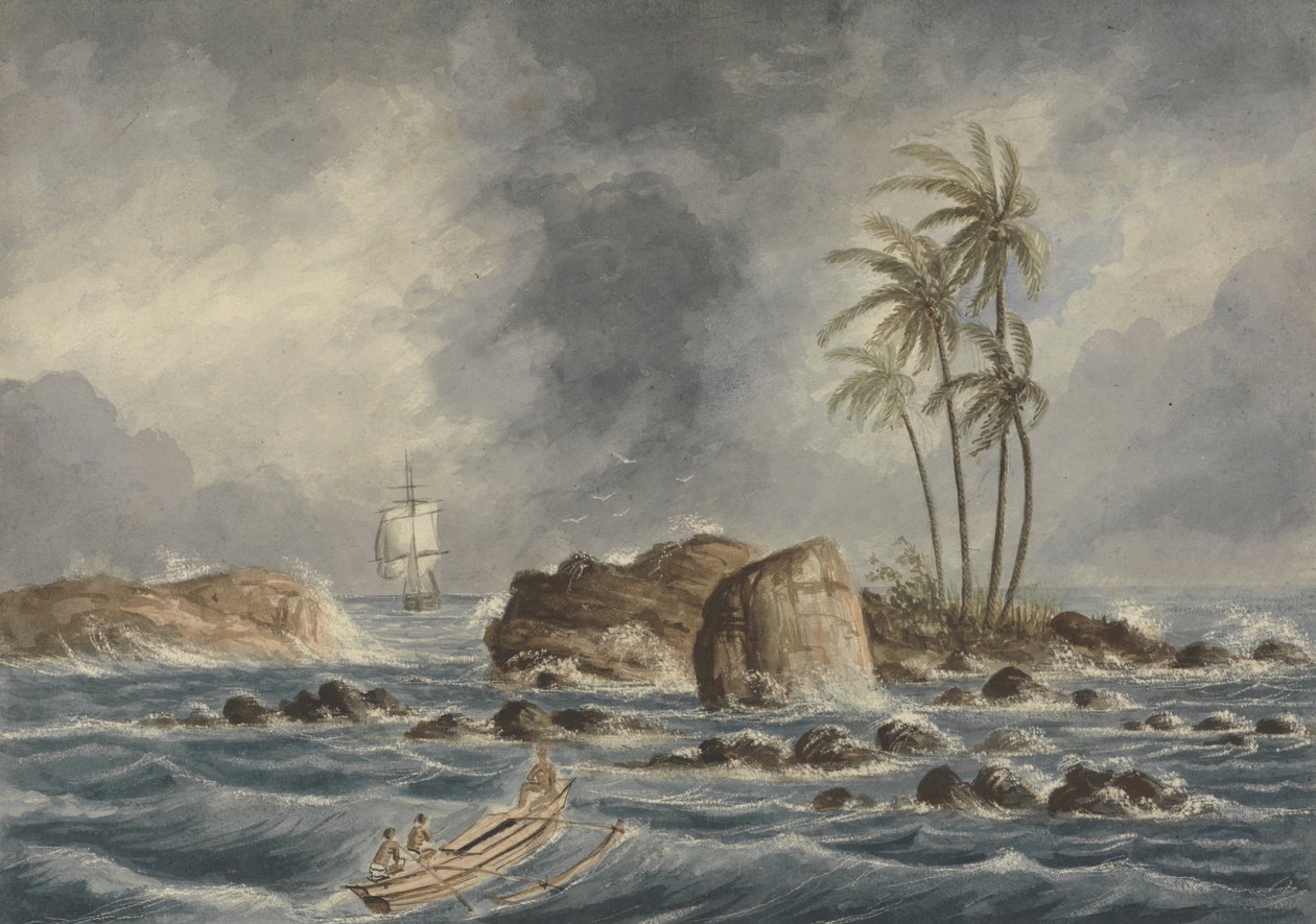 Punto de Galle, Ceylon (Sri Lanka) da Charles Dyce