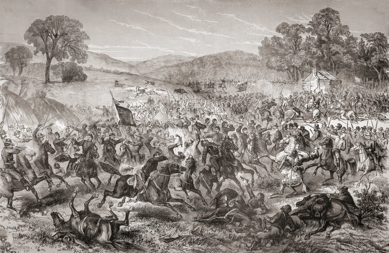 Battaglia di Boonsboro, Maryland, 8 luglio da Charles E.H. (after) Bonwill