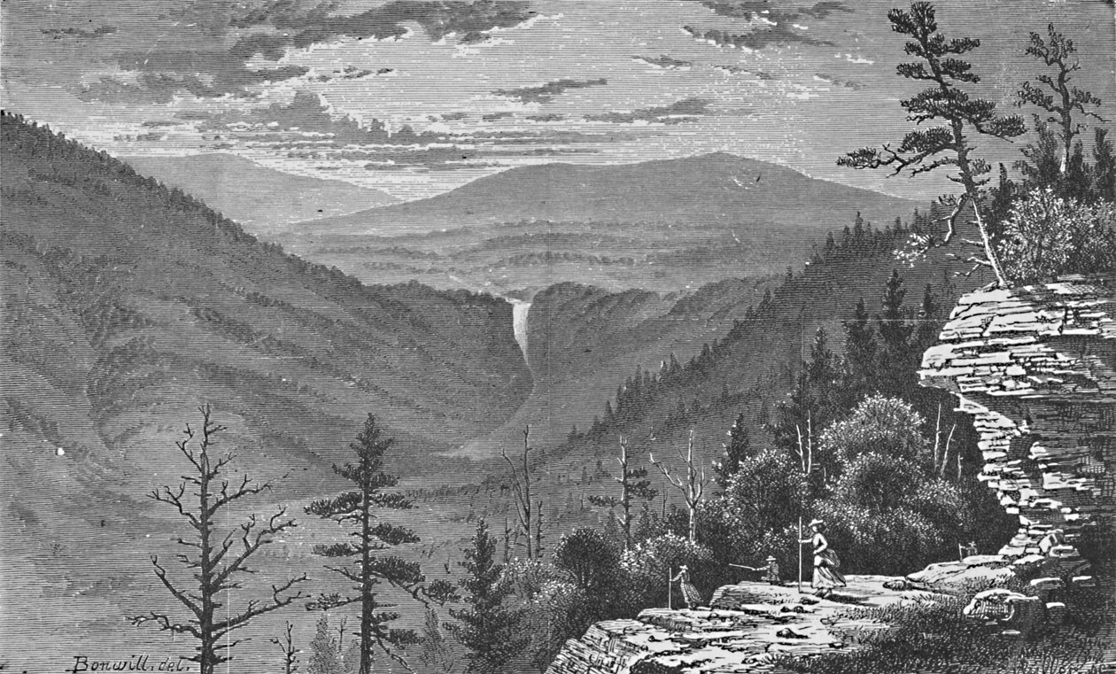 Tramonto sulla roccia, Monti Catskill da Charles E. H. Bonwill