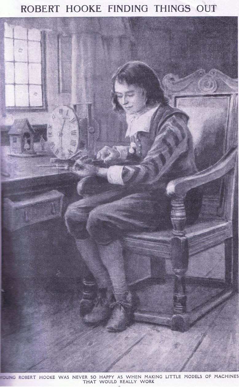 Robert Hooke scopre cose da Charles Edmund Brock