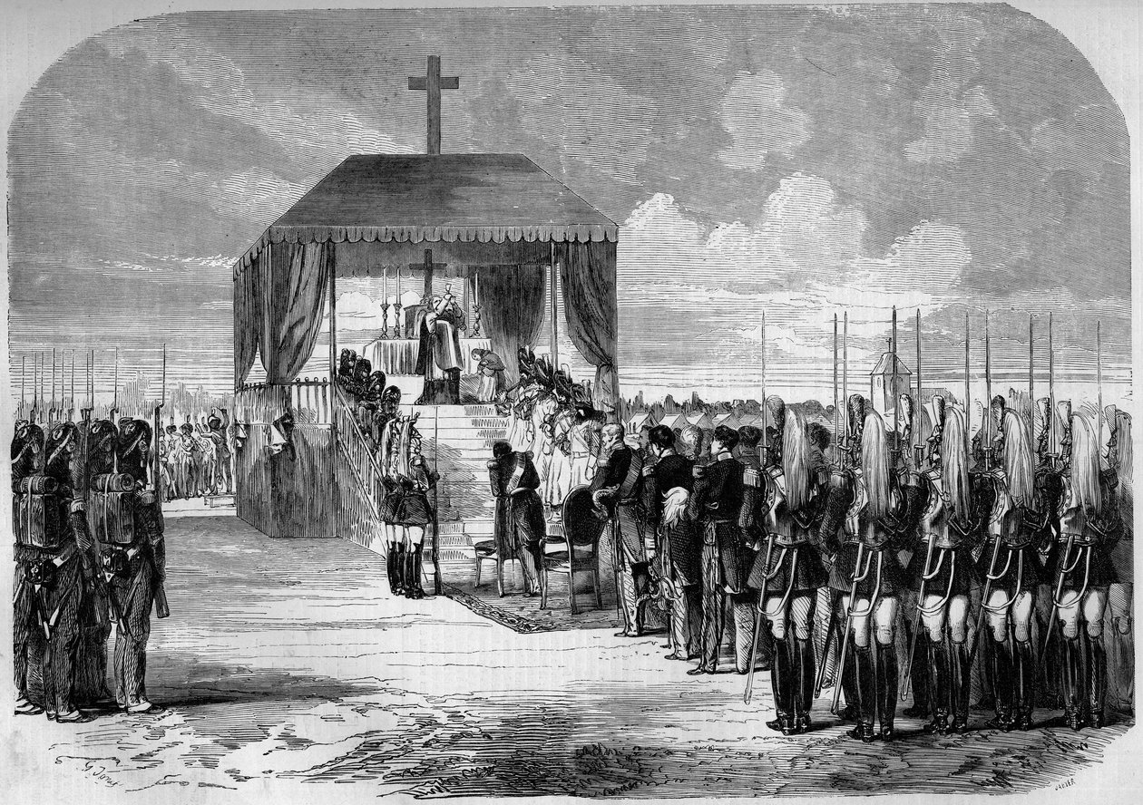Campo militare di Chalons da Charles Edouard Armand Dumaresq