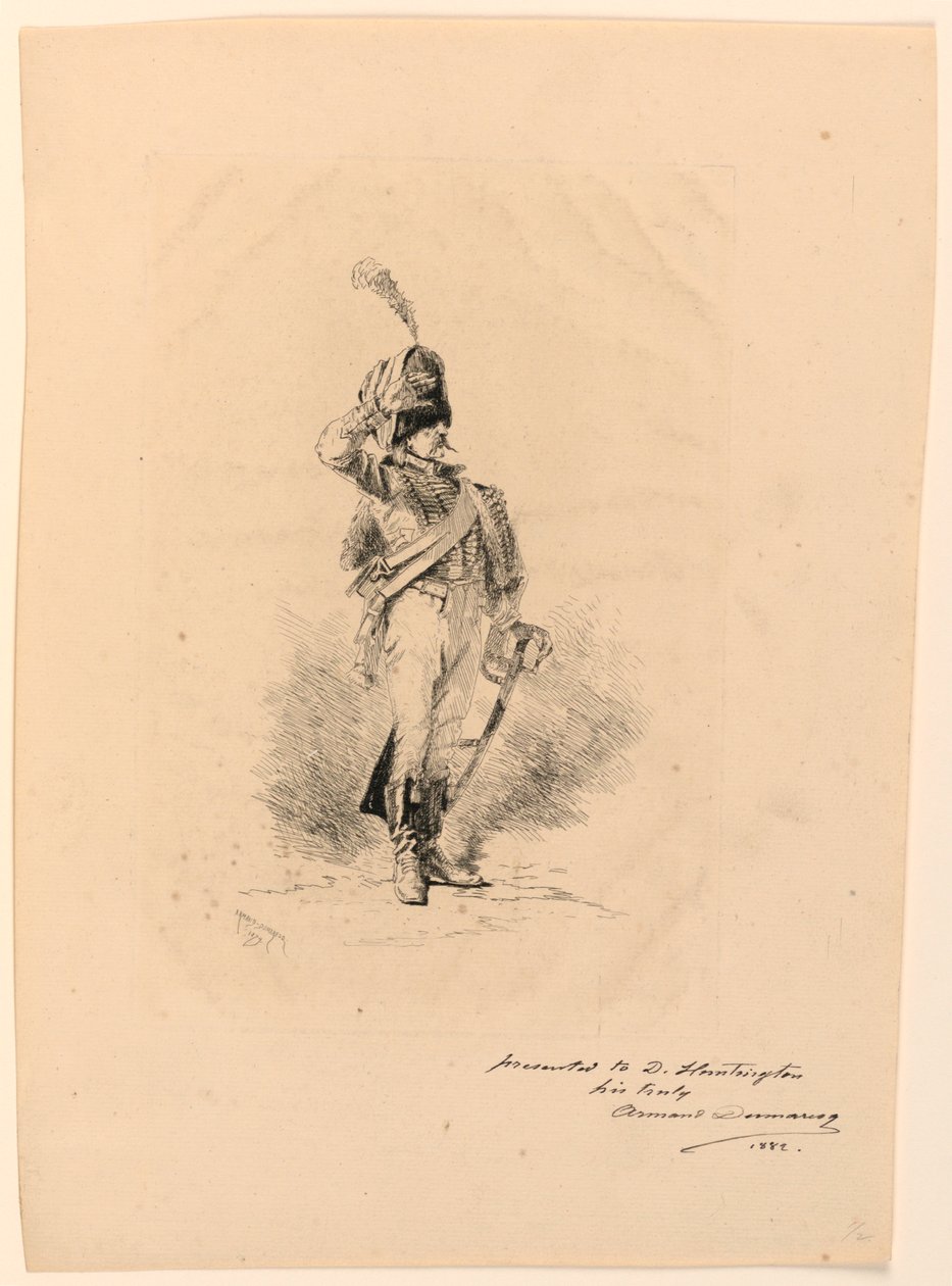 Il saluto militare da Charles Edouard Armand Dumaresq