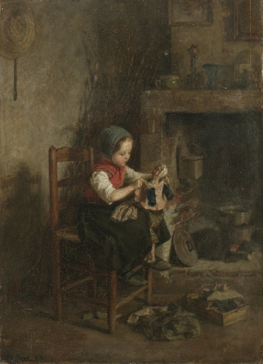 Vestire la bambola da Charles Edouard Frere