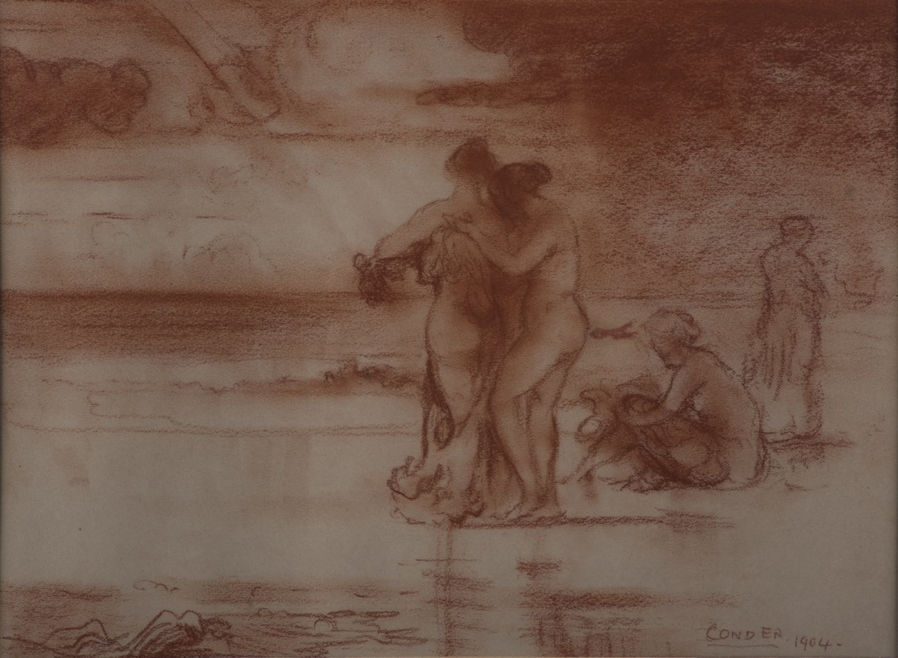 Nudi che fanno il bagno, 1904 da Charles Edward Conder