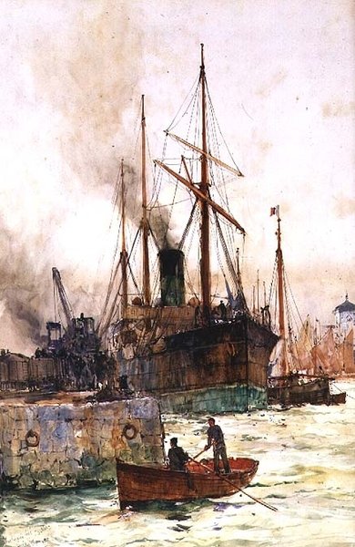 Scarico del carbone da Charles Edward Dixon