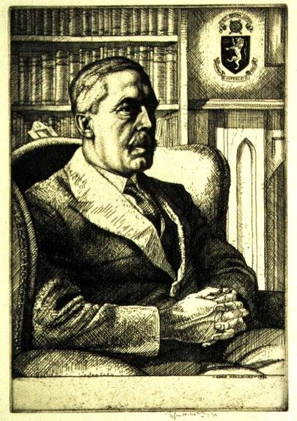 Ritratto di Sir Cyril Norwood, 1932 da Charles Edward Holloway