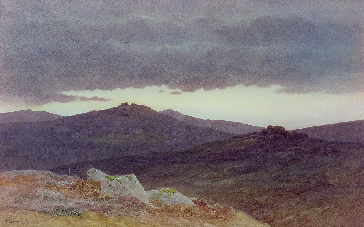 Crepuscolo su Dartmoor da Charles Edward Jr. Brittan