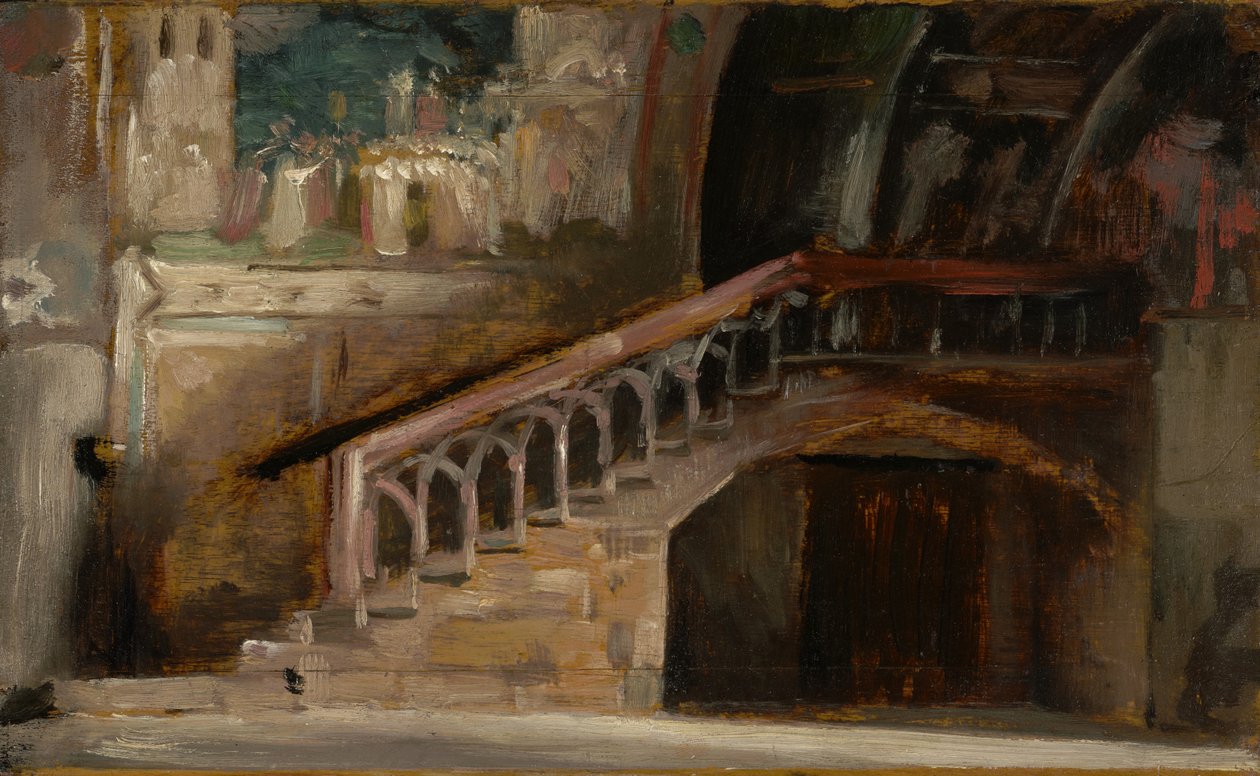 Veduta nella chiesa inferiore di San Francesco ad Assisi, 1876 da Charles Emile Auguste Carolus Duran