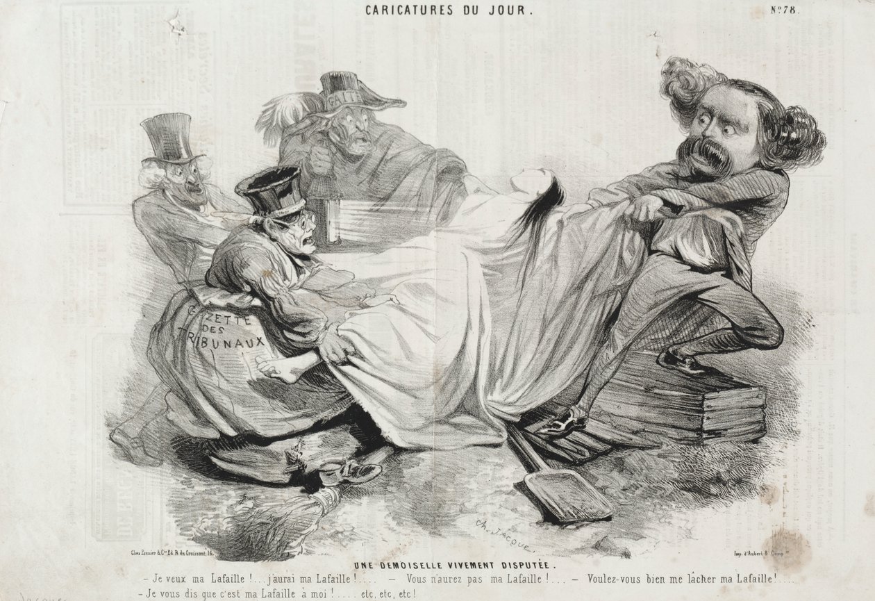 Una Giovane Donna Intensamente Contesa da Charles Emile Jacque