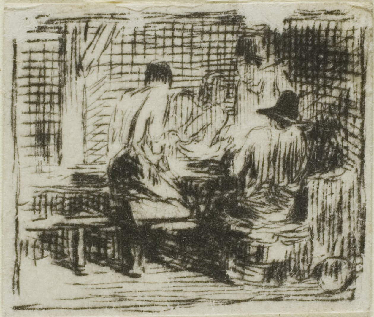 Bevitori da Charles Emile Jacque