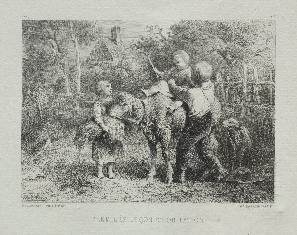 Prima Lezione di Equitazione da Charles Emile Jacque