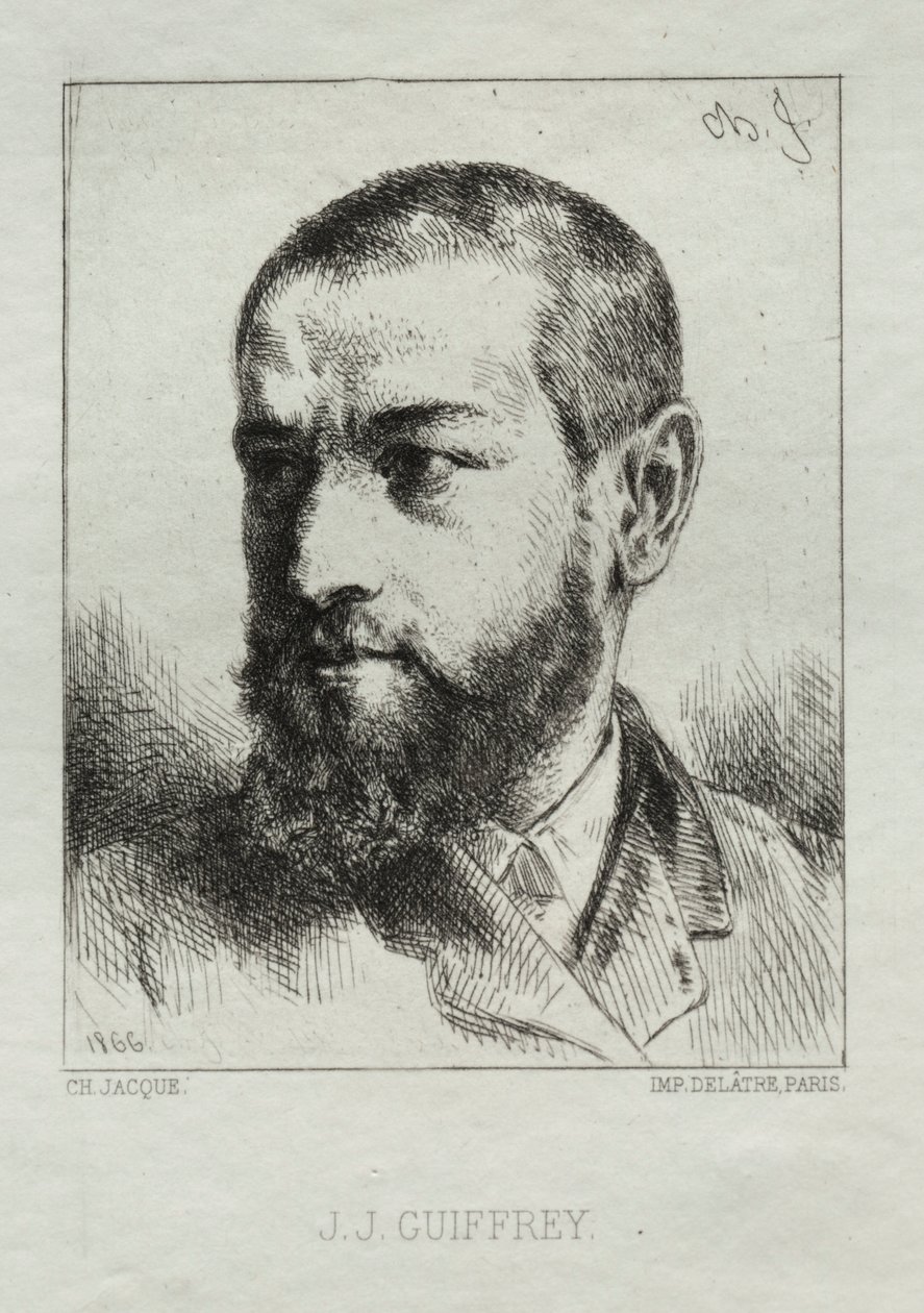 J. J. Guiffrey, 1866 da Charles Emile Jacque