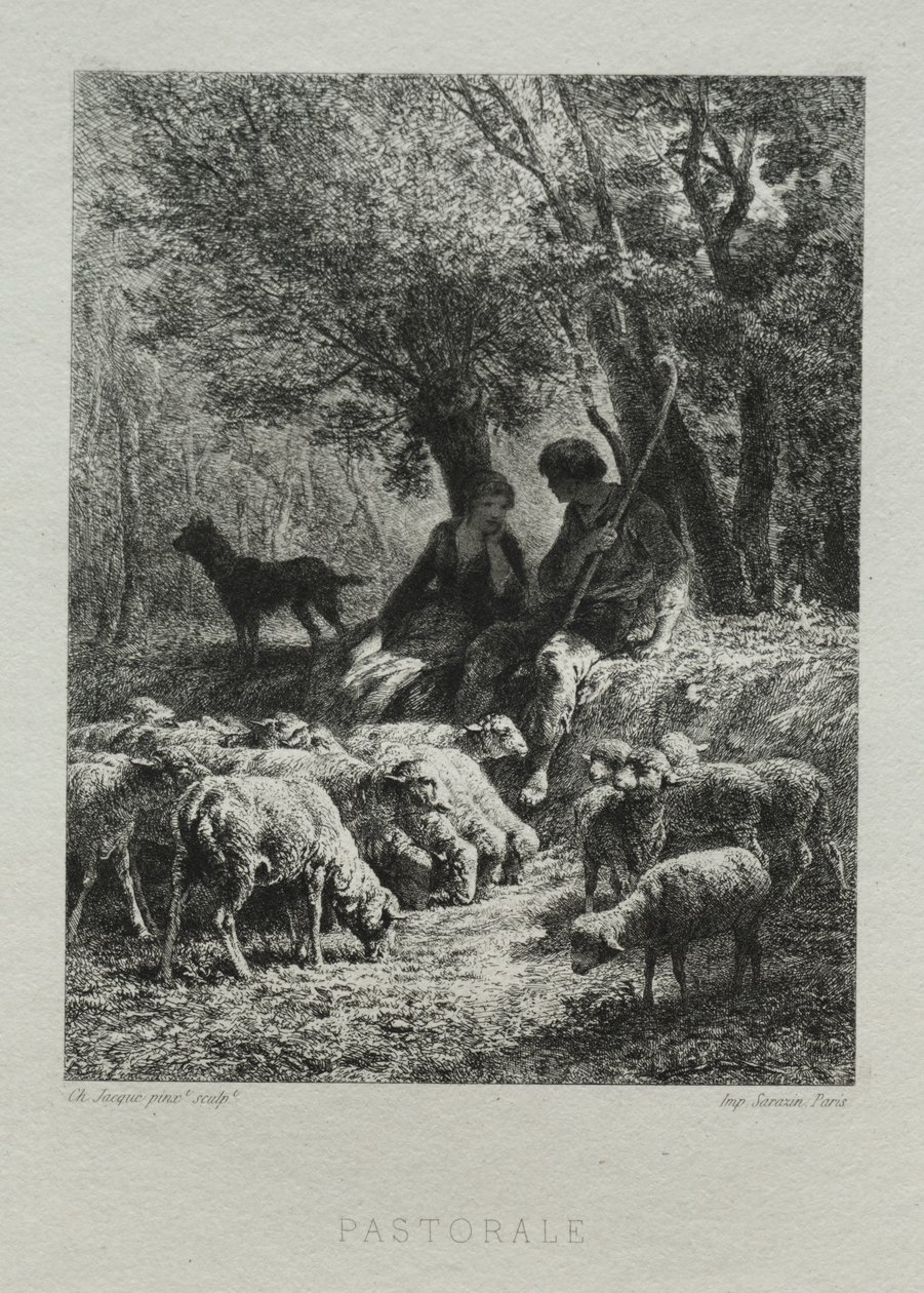 Pastorale da Charles Emile Jacque