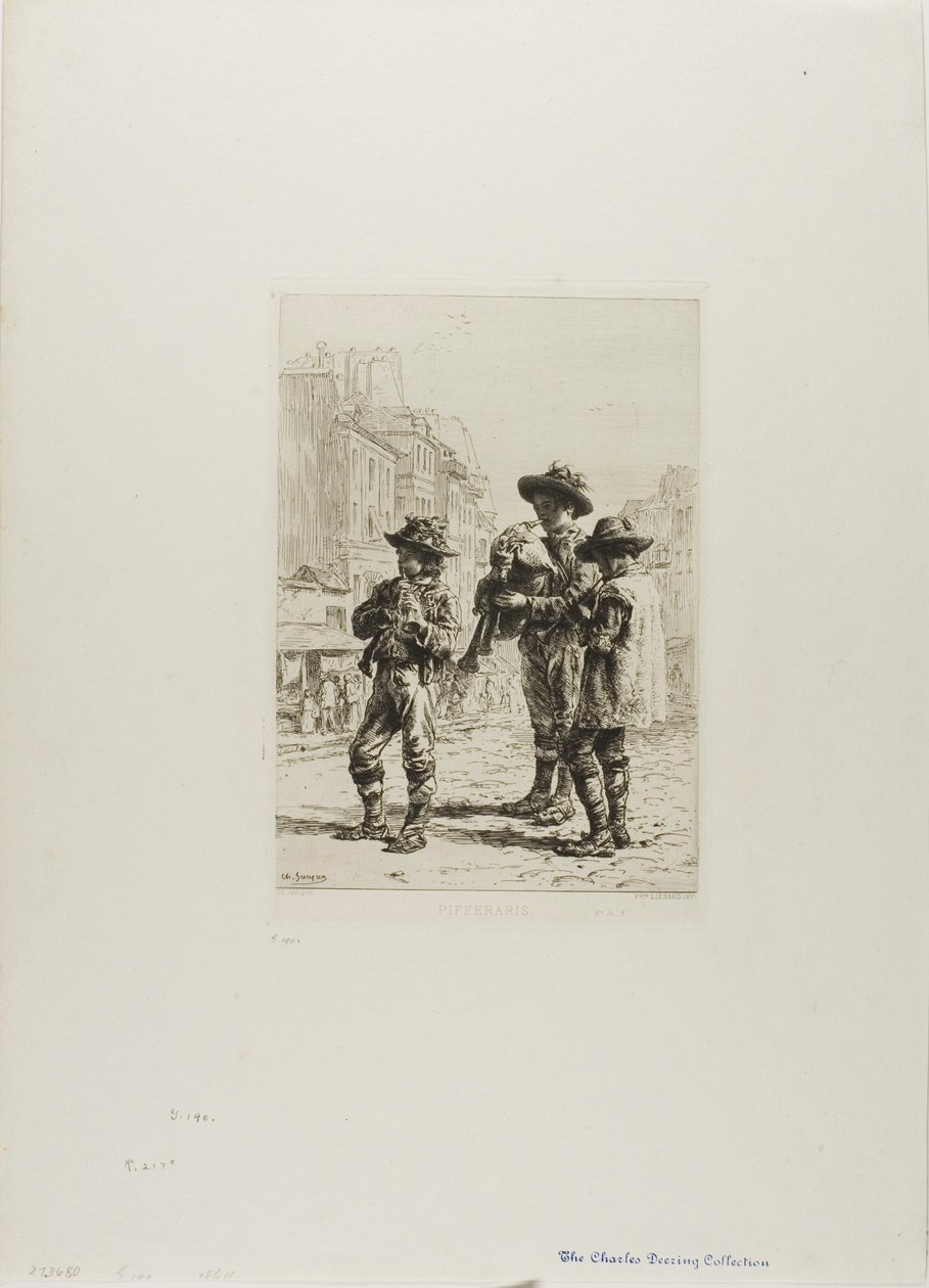 Pifferari da Charles Emile Jacque