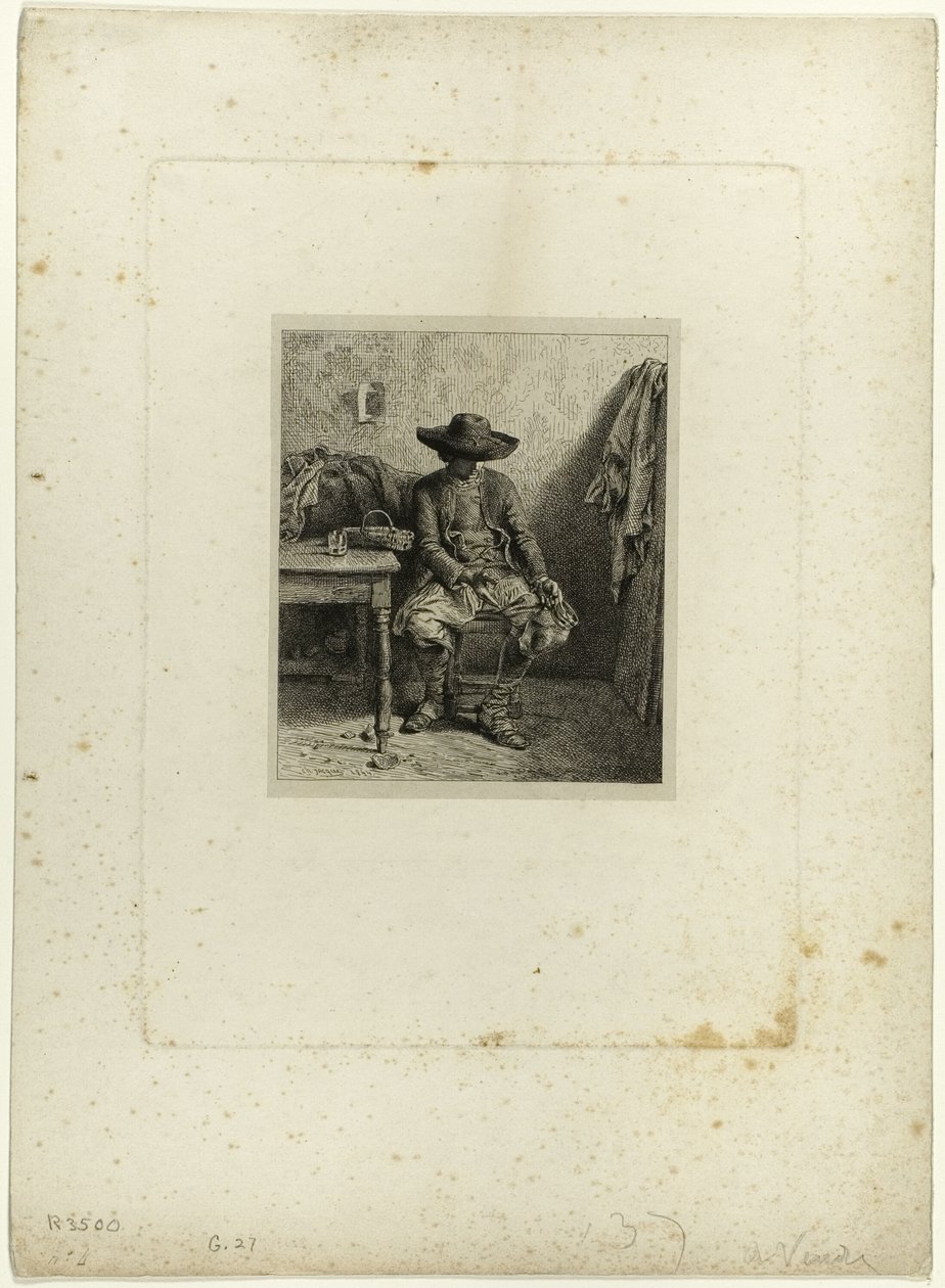 Il coccio rotto da Charles Emile Jacque