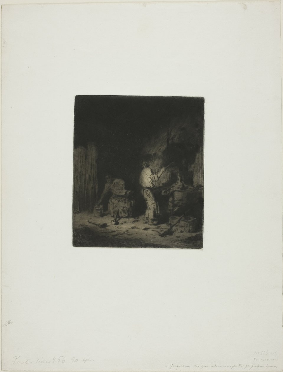 La Fucina da Charles Emile Jacque