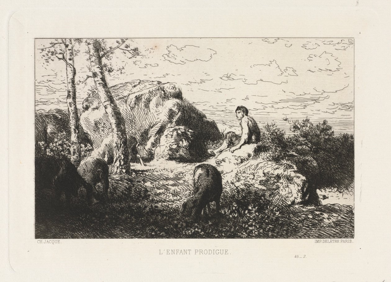 Il Figliol Prodigo da Charles Emile Jacque