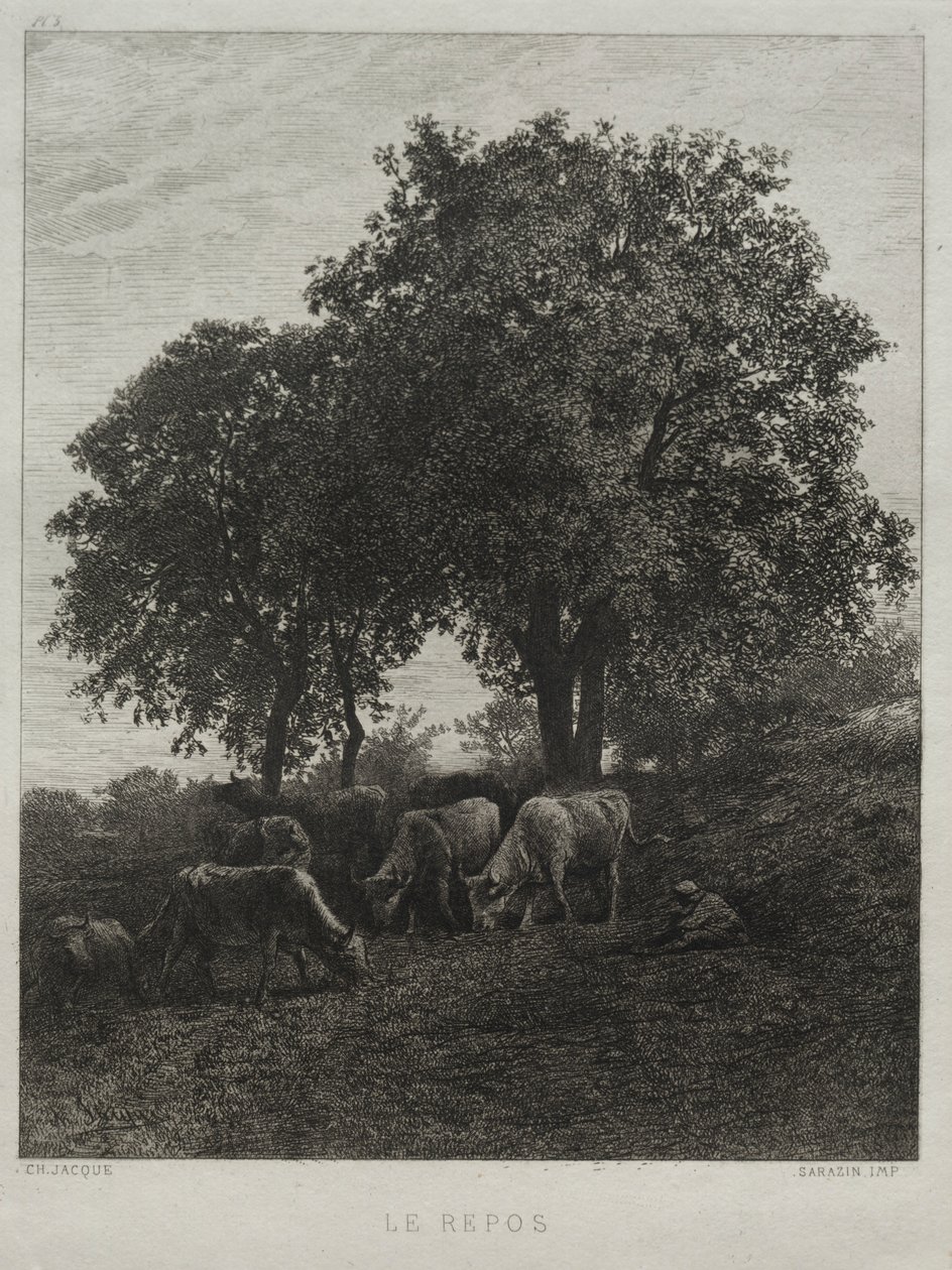 Il riposo da Charles Emile Jacque