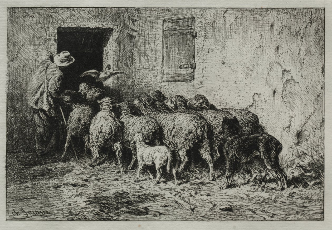 Il ritorno da Charles Emile Jacque