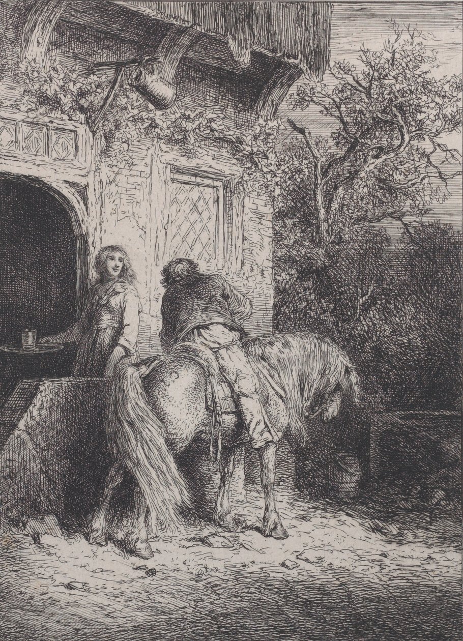 Il cavaliere da Charles Emile Jacque