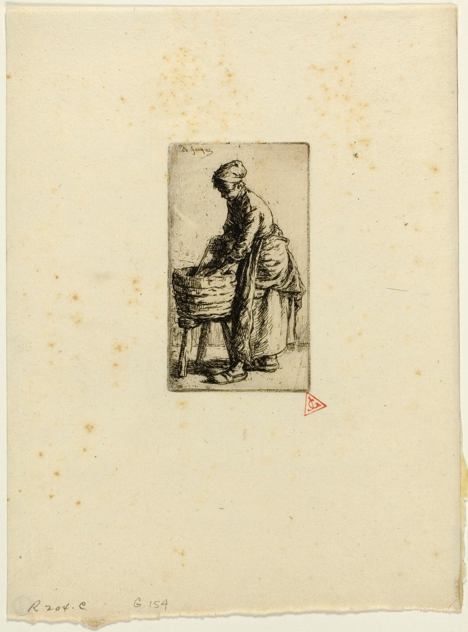 Lavandaia da Charles Emile Jacque