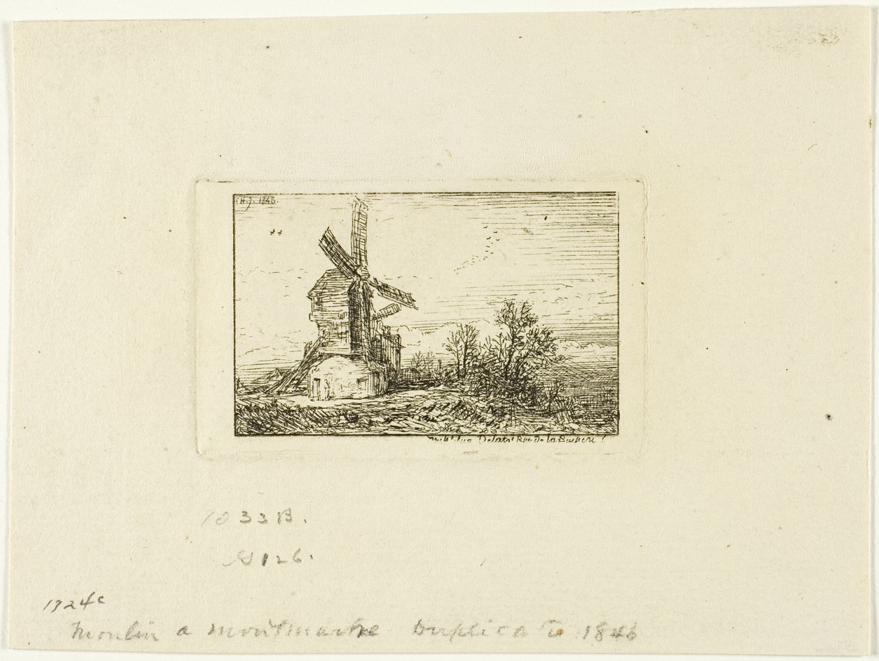 Mulino a vento da Charles Emile Jacque