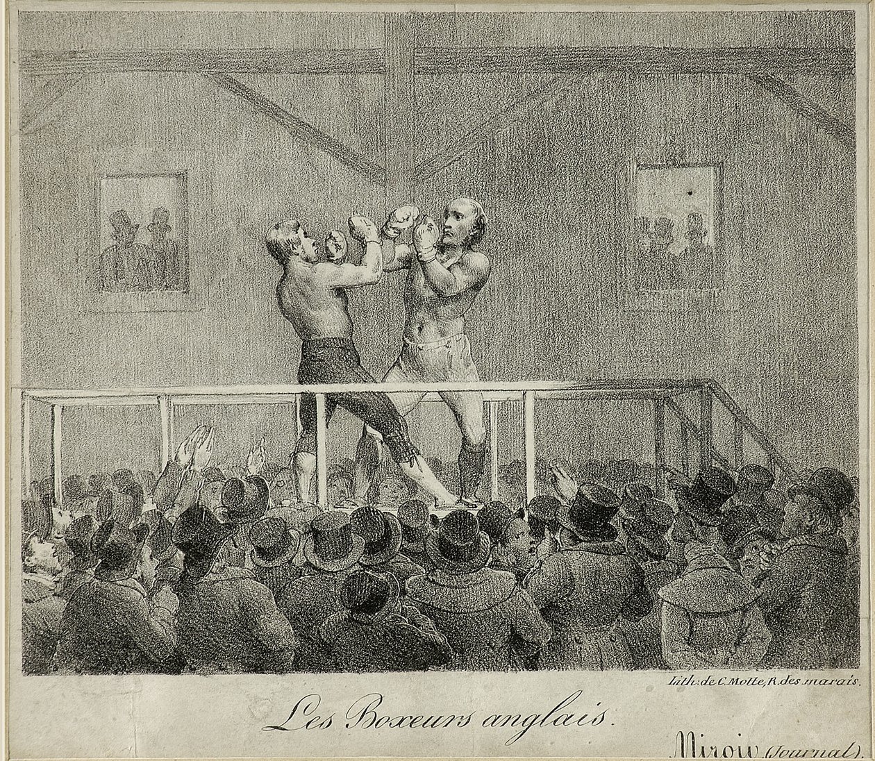 Pugili inglesi da Charles Etienne Pierre Motte