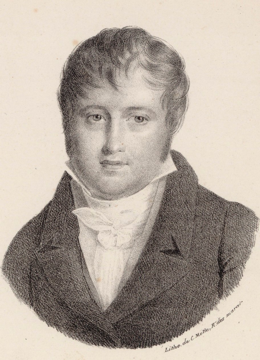 Ritratto del compositore Nicolò Isouard 1775-1818 da Charles Etienne Pierre Motte
