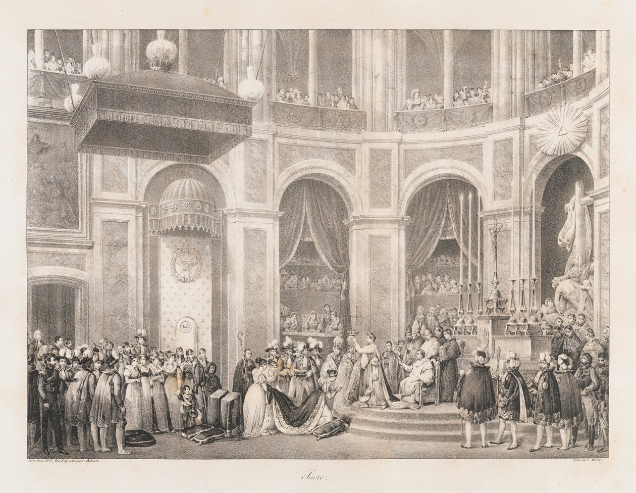 Sacre, inizio XIX secolo da Charles Etienne Pierre Motte