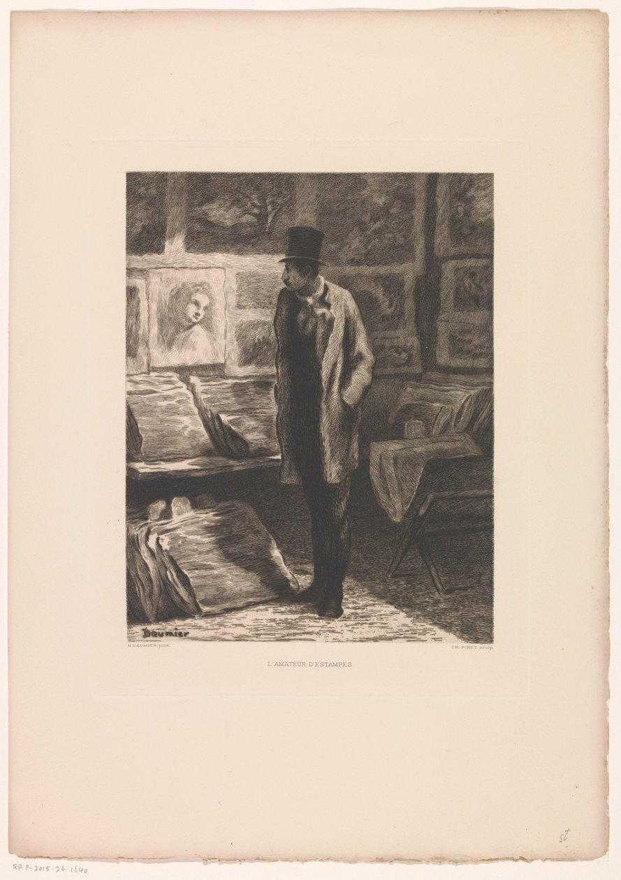 Collezionista di stampe da Charles F. Pinet