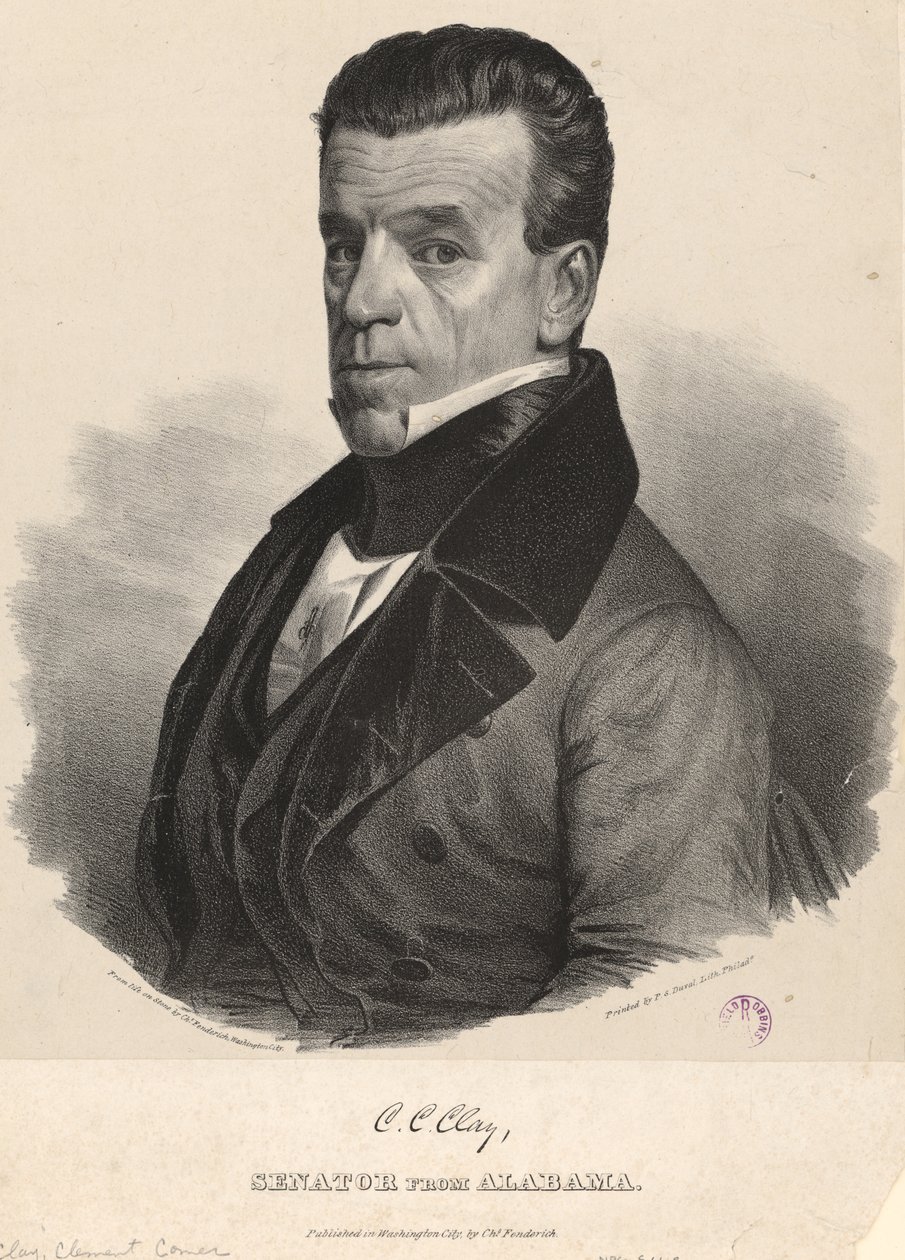 Clement Comer Clay da Charles Fenderich