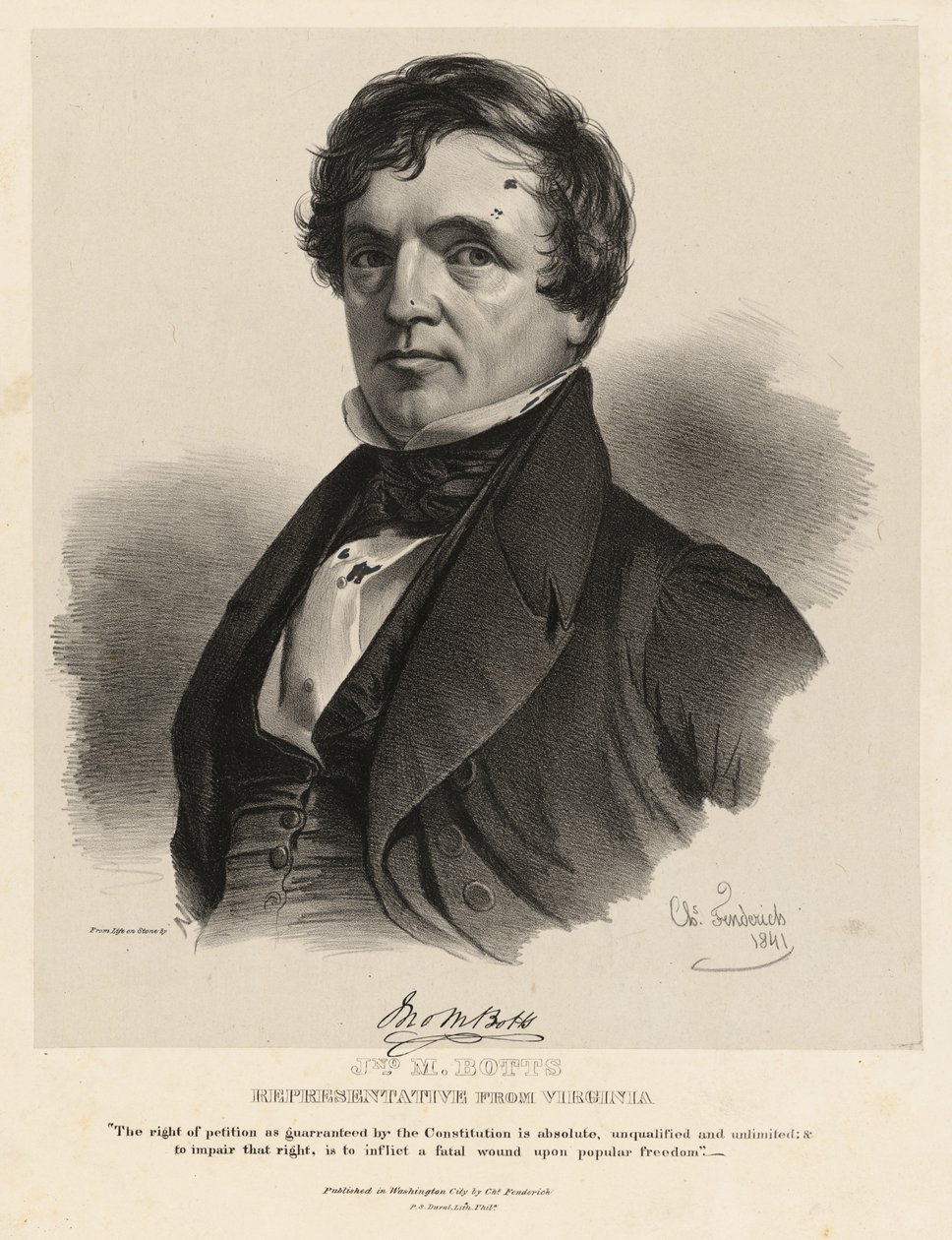 John Minor Botts da Charles Fenderich