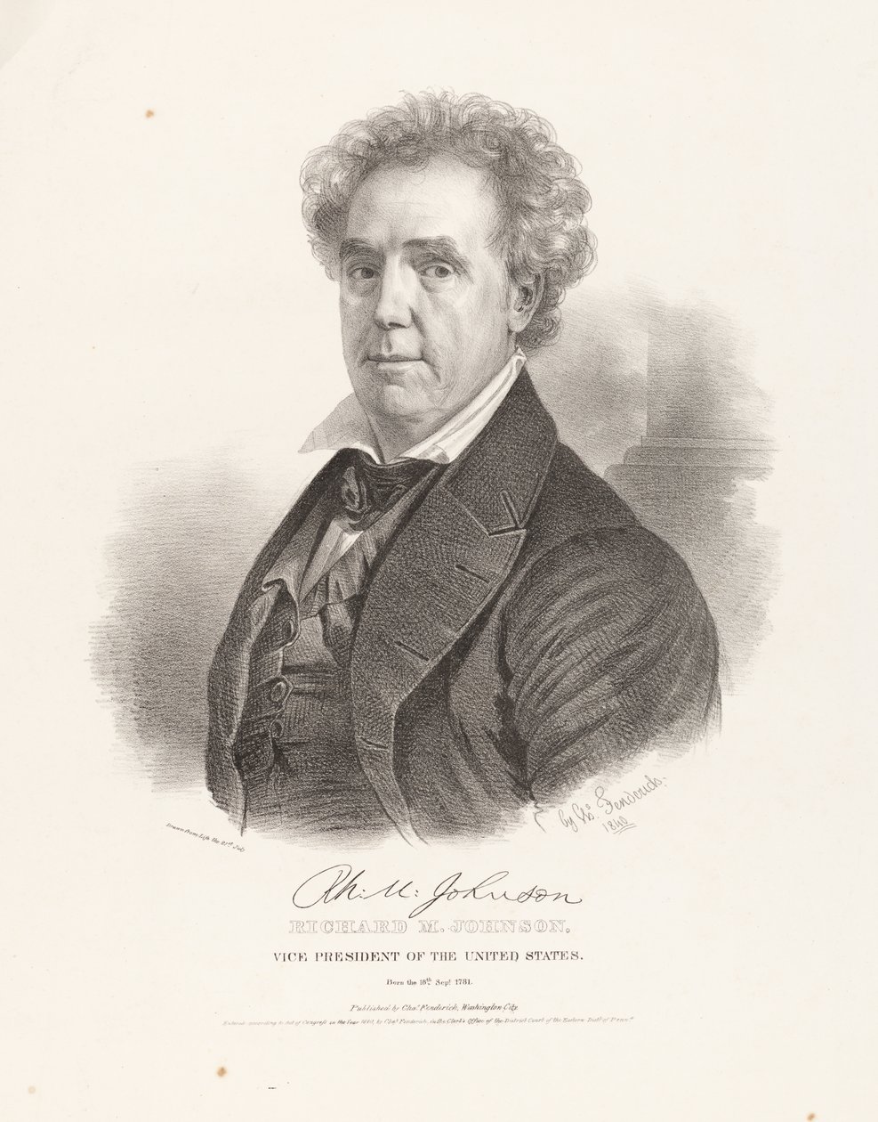 Richard Mentor Johnson da Charles Fenderich