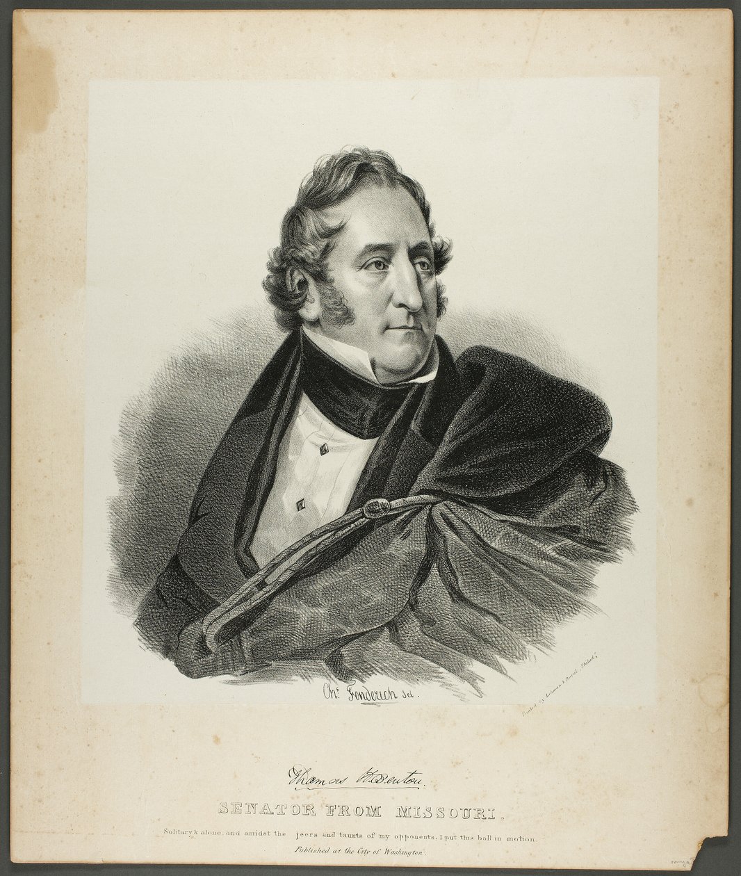 Thomas Benton, senatore del Missouri da Charles Fenderich