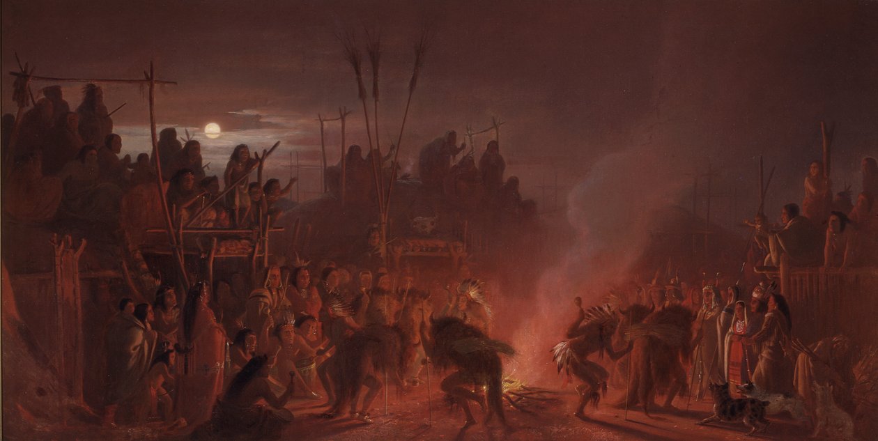 La danza del bufalo da Charles Ferdinand Wimar