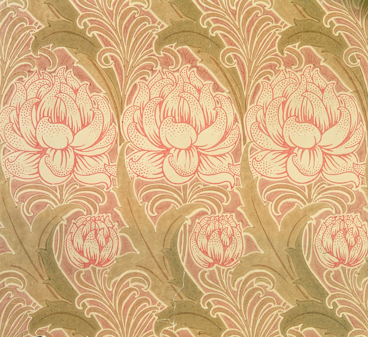 Carta da Parati Disegnata da Voysey, Vittoriana da Charles Francis Annesley Voysey