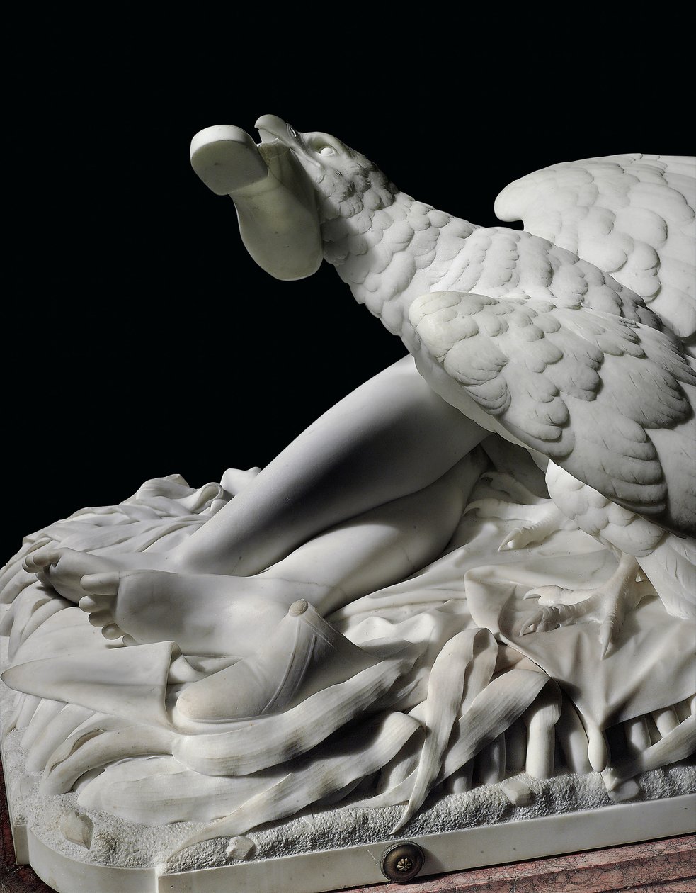 Figura a grandezza naturale di Rhodopis su piedistallo da Charles Francis Fuller