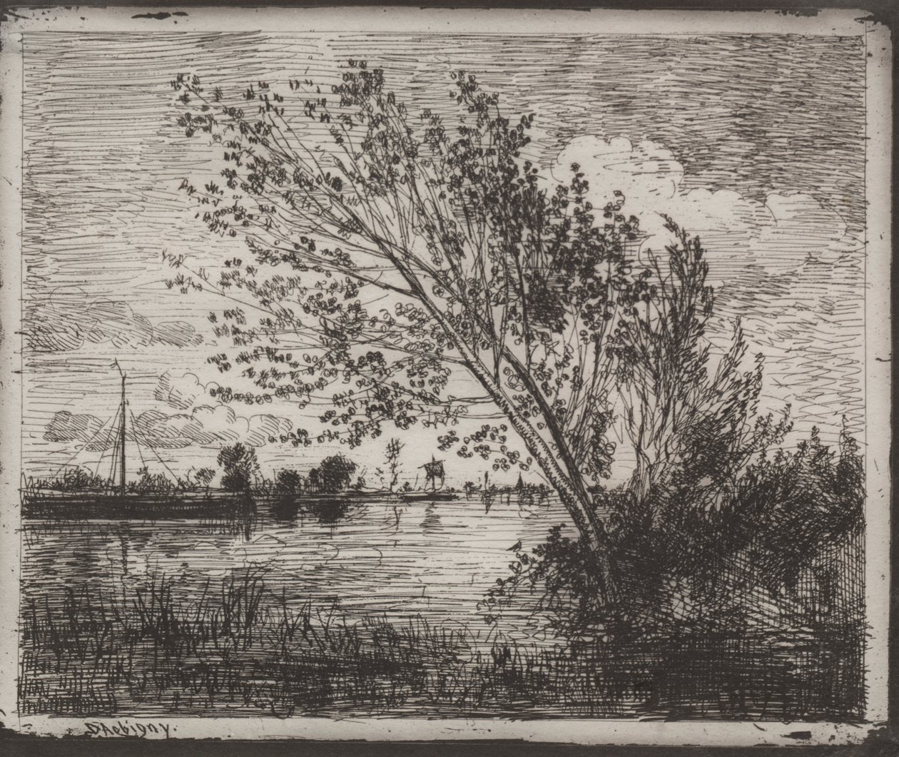 Un Gruppo di Ontani da Charles Francois Daubigny