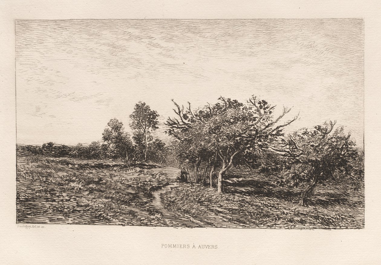 Meli ad Auvers, 1877 da Charles Francois Daubigny