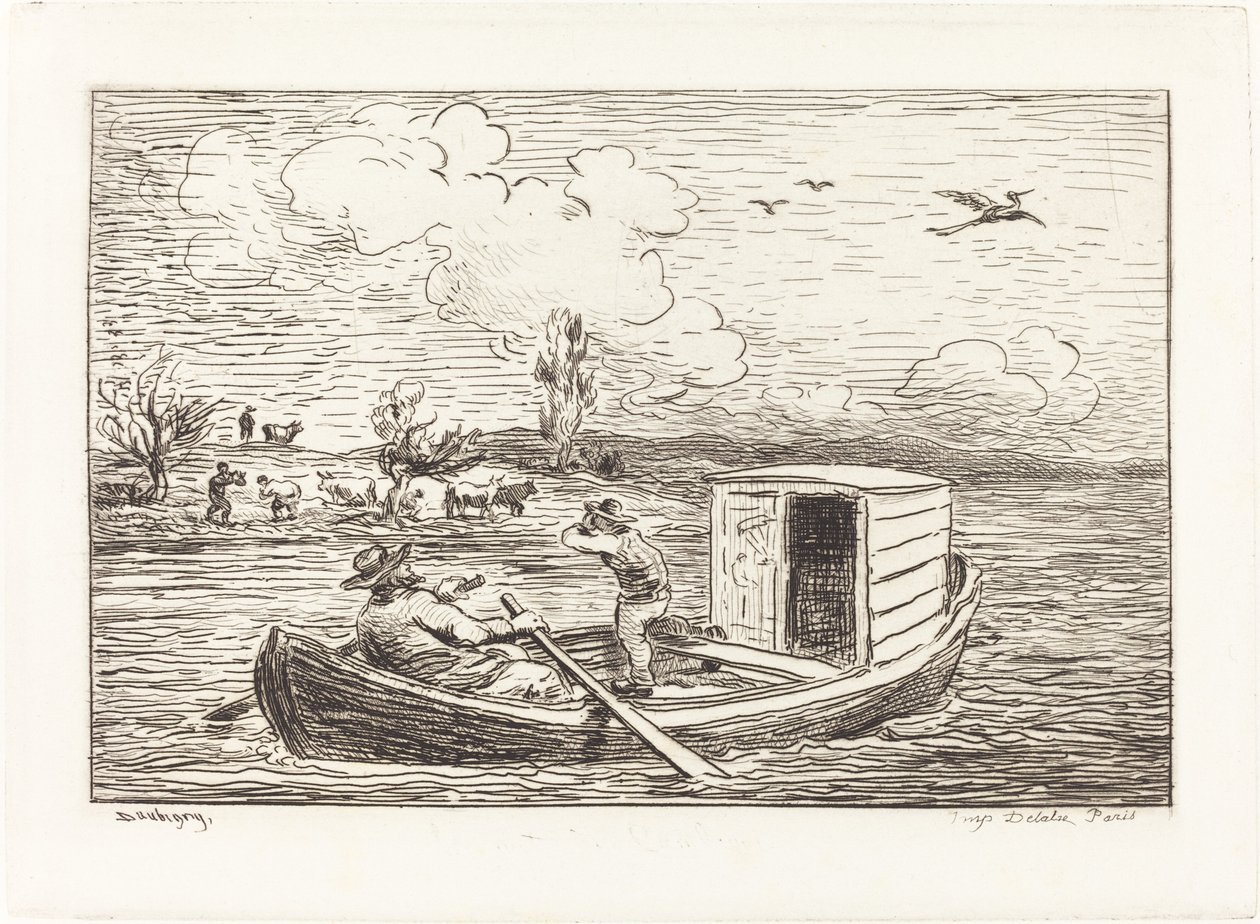 La Parola di Cambronne da Charles Francois Daubigny