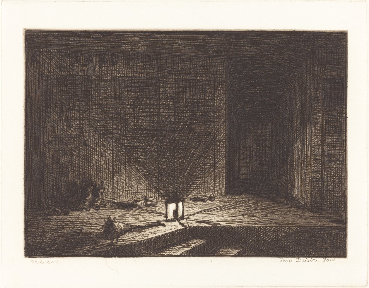 Interno di una locanda da Charles Francois Daubigny